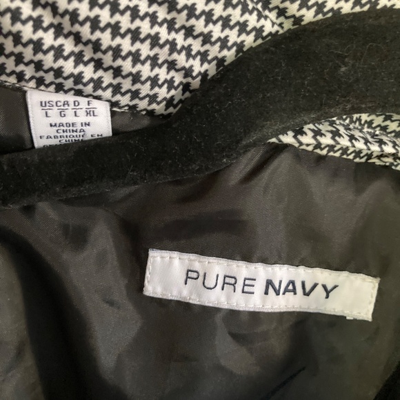 Black and White Puffer Jacket with Nice Detail by PURE NAVY - Picture 9 of 10